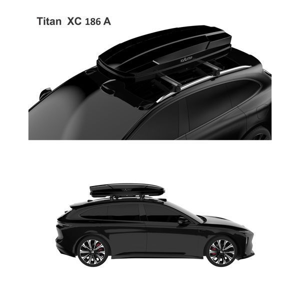 Багажник на дах ROAHTRIP Titan186A, ABS+PC 310л, бокс із відкриванням на дві сторони XC186A фото