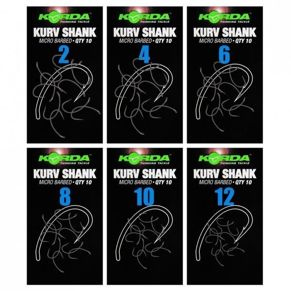 Гачок Korda Kurv Shank Hook (10шт) KKS10 фото