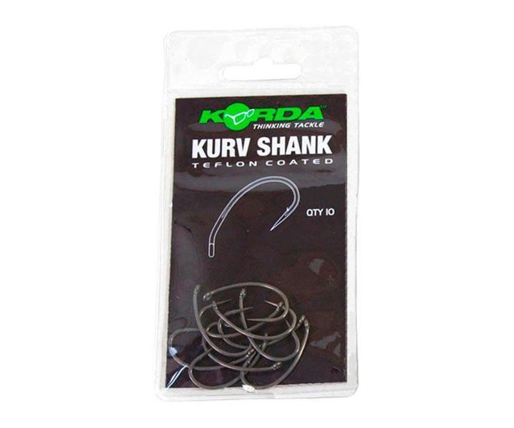 Гачок Korda Kurv Shank Hook (10шт) KKS10 фото