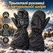 Рукавиці трипалі зимові з натуральної шкіри, подовжені теплі рукавиці для мотоцикла, квадроцикла, риболовлі та полювання, чорні Трёхпалые рукавицы фото 1