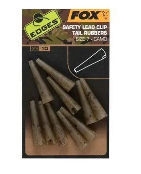 Конуси для безпечних кліпс FOX Edges Camo Size 7 lead clip tail rubbers №7 10шт CAC808 фото