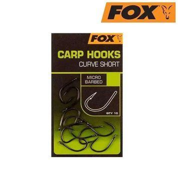 Гачки Fox Carp Hooks Curve Shank Short (10шт) CHK235 фото