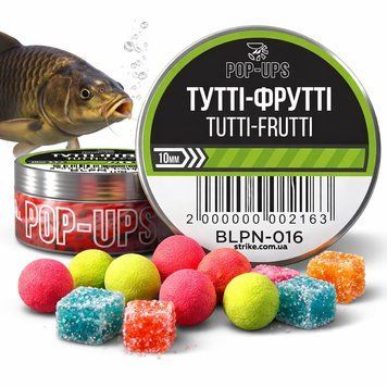 Поп апы Interkrill POP-UP 10mm Tutti-Frutti/Тутти-Фрутти, 15г BLPN-016 фото