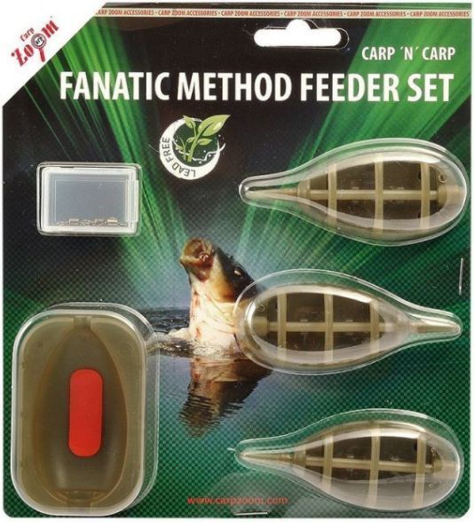 Набір годівниць з формою Carp Zoom Fanatic Method Feeder Set (3шт) CZ1114 фото