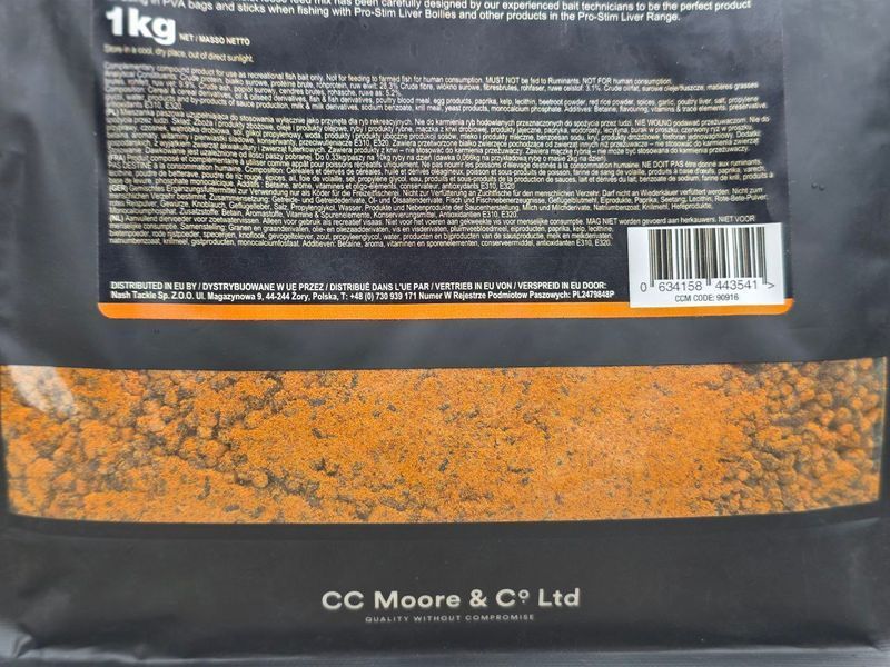 Стік-мікс CC Moore Pro-Stim Liver PVA Bag Mix1 кг 90916 фото