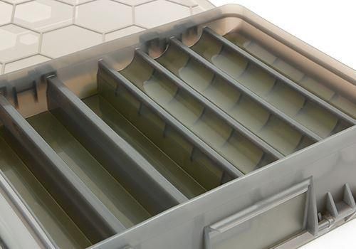 Двостороння коробка для оснасток Matrix double sided feeder & tackle box GBX001 фото