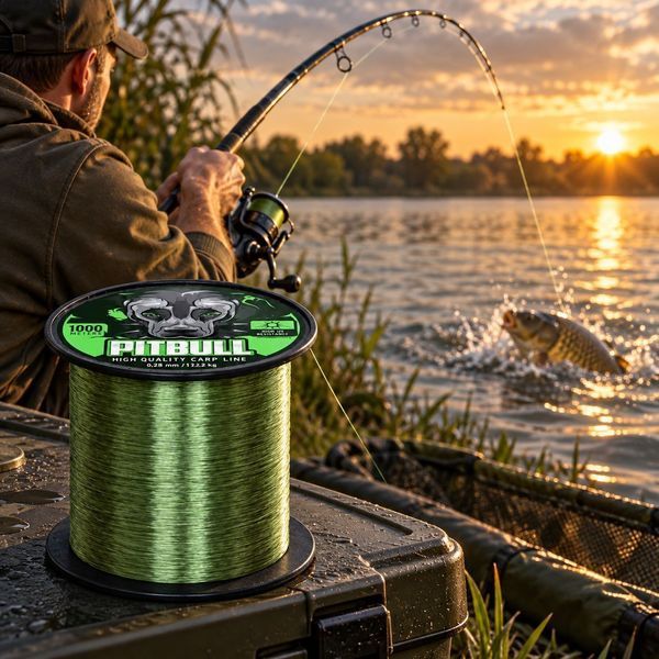 Карповая леска Carp Zoom Pitbull High UV Carp Line Grey с защитой от ультрафиолета CZ4944 фото