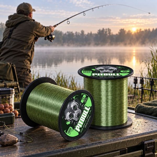 Карповая леска Carp Zoom Pitbull High UV Carp Line Grey с защитой от ультрафиолета CZ4944 фото