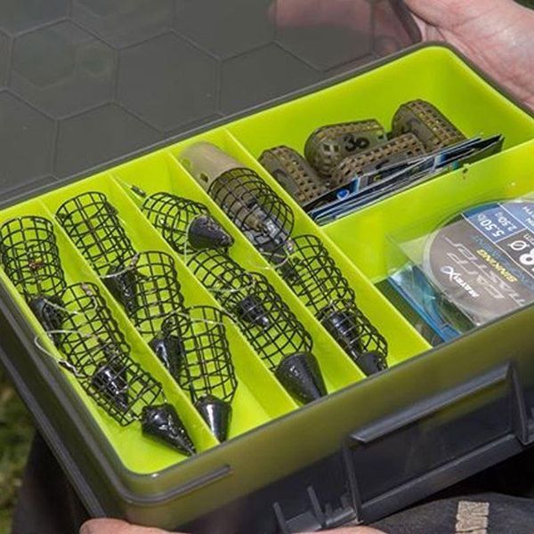 Двостороння коробка для оснасток Matrix double sided feeder & tackle box GBX001 фото