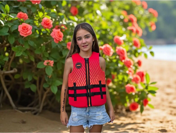 Неопреновый страховочный жилет Jobe Neoprene Vest Youth Red 244925005 фото