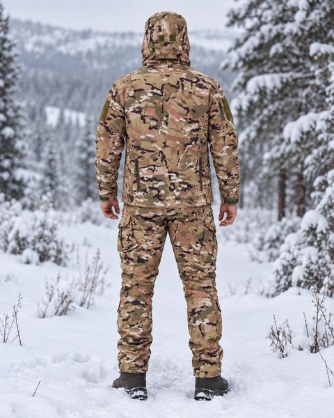 Костюм Soft Shell на флисе мультикам (демисезонный водонепроницаемый костюм) M, XXL Soft Shell Han Wild мульт фото