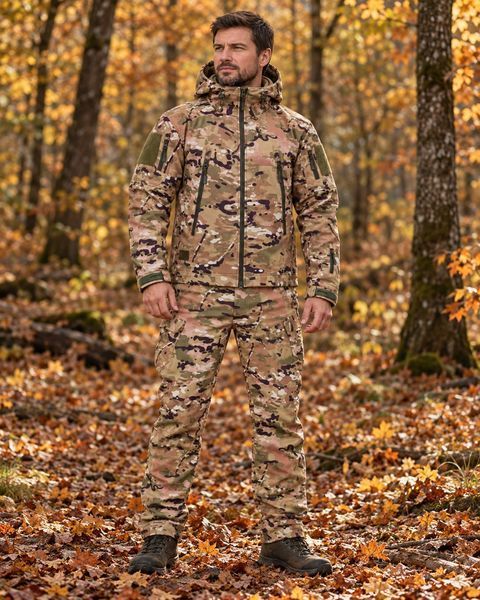 Костюм Soft Shell на флисе мультикам (демисезонный водонепроницаемый костюм) M, XXL Soft Shell Han Wild мульт фото
