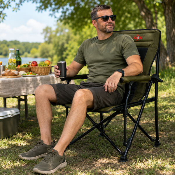 Коропове крісло Carp Zoom FourX Armchair складне зі сталевою рамою CZ7402 фото