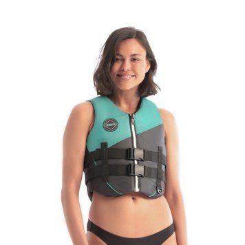 Женский жилет для водного спорта Jobe Nylon Vest Women Vintage Teal 244821001 фото
