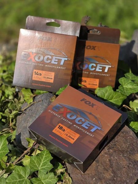 Леска Fox Exocet Fluoro Orange Mono 1000m 8.0kg 0.35mm CML180 фото