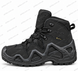 Черевики тактичні LOWA Zephyr GTX Mid TF чорні демісезонні з мембраною Gore-Tex Ботинки Lowa черные нубук фото 3