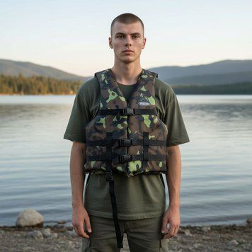 Рятувальний жилет VULKAN UNIVERSAL (40-100кг) Camo Ukraine фото