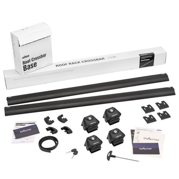 Кросбар/рейлінги ROAHTRIP Heavy-duty 150/300 кг, Airfoi Aluminum, кріплення Flush Side Rails JYE145-JJ03DA фото