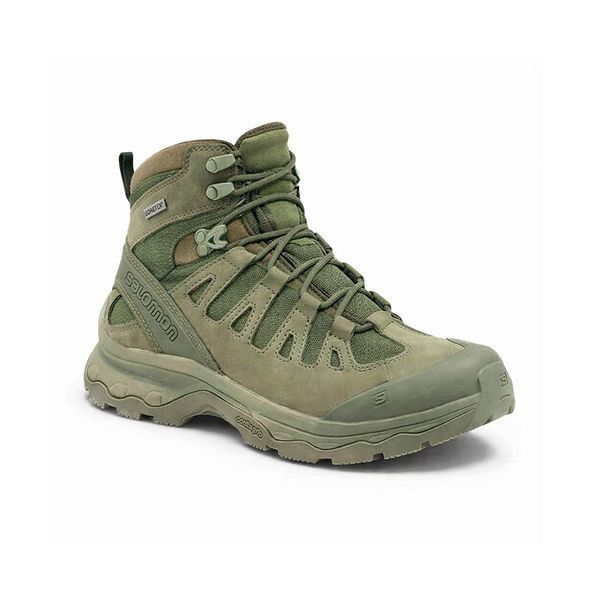 Тактичні черевики Salomon Quest 4D GTX Forces 2, всесезонні черевики, хакі Salomon Quest 4D хаки фото