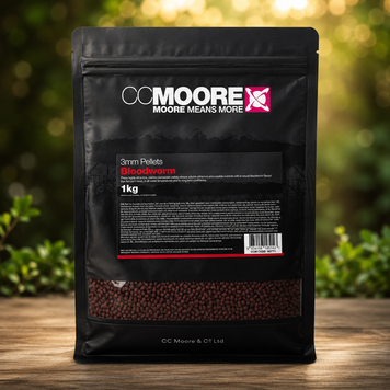 Пеллетс CC Moore Bloodworm Pellets 3mm 1кг, карповый пеллетс CCMoore (мотыль) 90771 фото