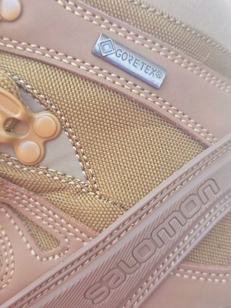 Тактичні чоловічі черевики Gore-Tex, посилені з нубуку Salomon Quest 4D койот фото