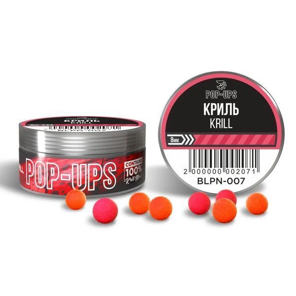 Поп апы Interkrill POP-UP 8mm Криль/Krill, 15г BLPN-007 фото