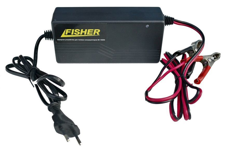 Зарядка для гелевых аккумуляторов Fisher 90-100Ah PSCC-1210 фото