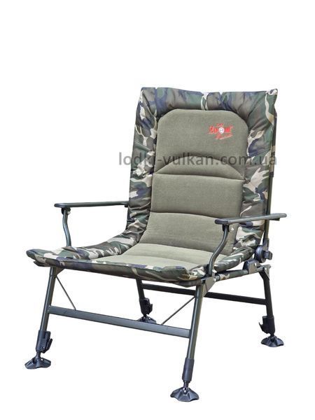 Рыболовное кресло с подлокотниками CZ Full Comfort Boilie Armchair Camou/Fleece, до 150 CZ3541 фото