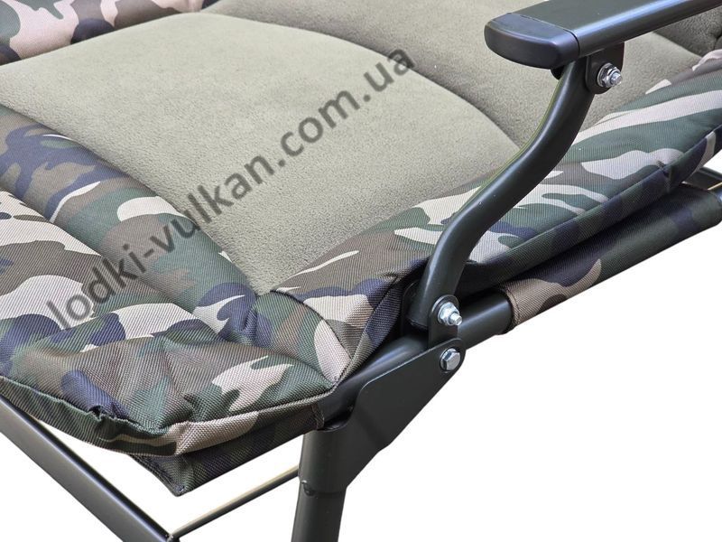 Рыболовное кресло с подлокотниками CZ Full Comfort Boilie Armchair Camou/Fleece, до 150 CZ3541 фото