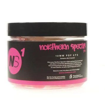Бойлы CC Moore NS1 Pop Ups Pink 12мм 55шт + бустер NS1 90081 фото
