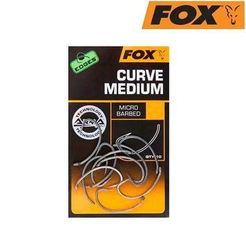 Коропові гачки Fox Edges Armapoint Curve Shank Medium (10шт) CHK198 фото