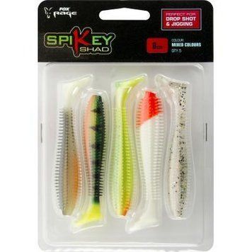 Силіконова приманка Fox Rage Spikey mixed colours 9 см (ультрафіолетовий) NSL833 фото