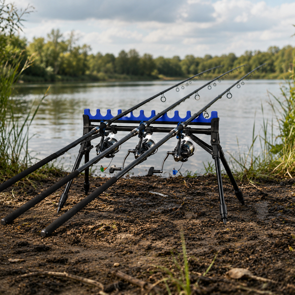 Підставка-гребінець для вудилищ Carp Zoom FC Side Rod Rest EVA 65 см, 4 телескопічні ніжки CZ1345 фото