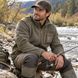 Тактична флісова кофта Silent Hunter олива, чоловіча військова фліска з посиленими плечима та ліктями Silent Hunter Wolf фото 12