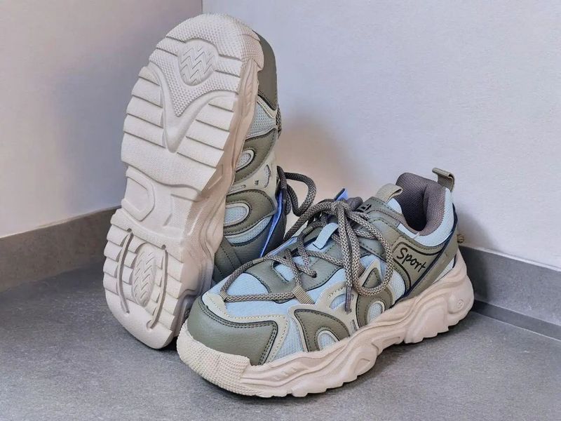 Стильные подростковые кроссовки на платформе 34-37р. BY3667-3C фото