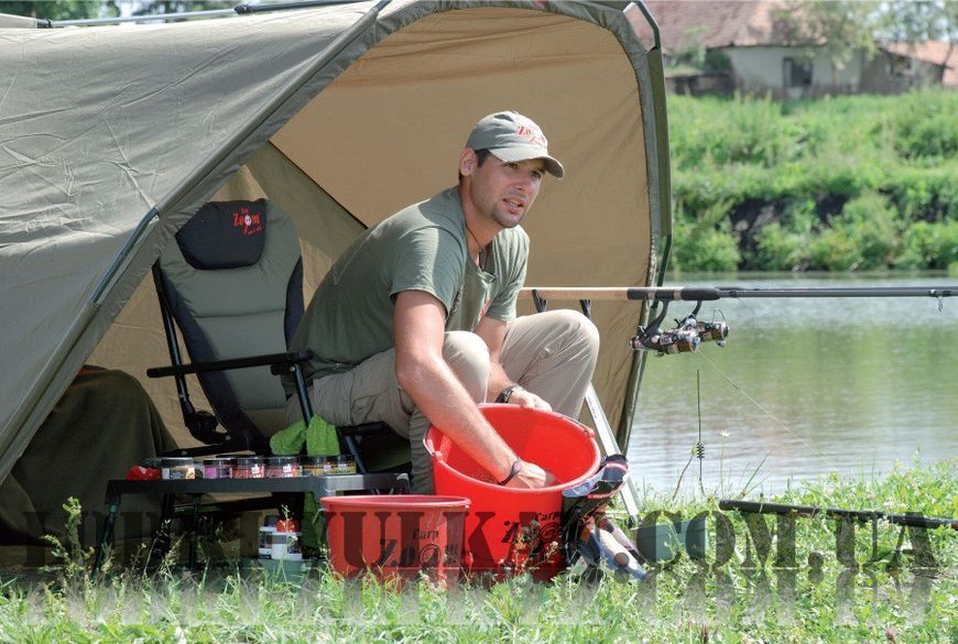 Рибальська полупалатка Carp Zoom Expedition Shelter (CZ3499), фірмовий напівнамет для коропової риболовлі CarpZoom CZ3499 фото