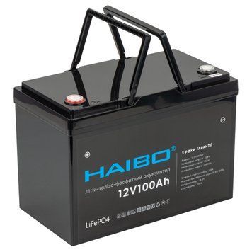 Мощный LiFePO4 аккумулятор Haibo 12.8V 100Ah ⚡ до 3000 циклов | Легкий, надежный, для дома и техники FT12100 Haibo фото
