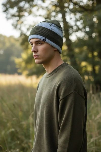 Шапка Fox Green/Silver Beanie CPR992 фото