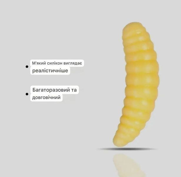 Набор силиконовых приманок Опарыш и Червь 360 шт с коробкой для рыбалки Набор Опарыш и Червь фото
