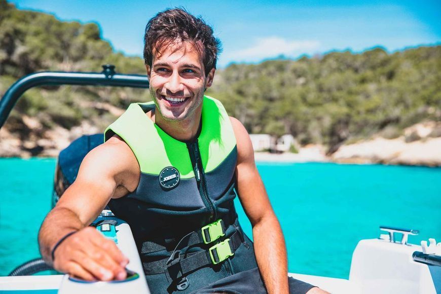 Неопреновий страхувальний жилет Jobe Neoprene Life Vest Men Lime Green 244922004 фото