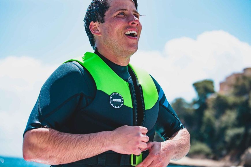 Неопреновий страхувальний жилет Jobe Neoprene Life Vest Men Lime Green 244922004 фото