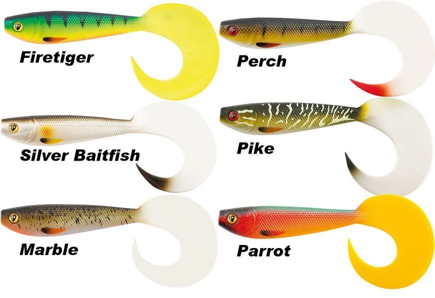 Силіконова приманка Fox Rage Pro Grub 8cm / 3" Firetiger BULK NSL1107 фото