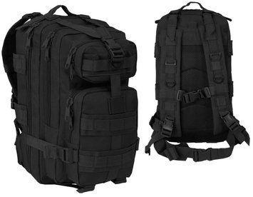 Чорний тактичний рюкзак 30л Cordura, черный NB-02 black 30л фото