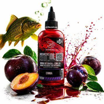 Крилевое масло Interkrill "KRILL OIL" Слива, 100 мл AKО-007 фото