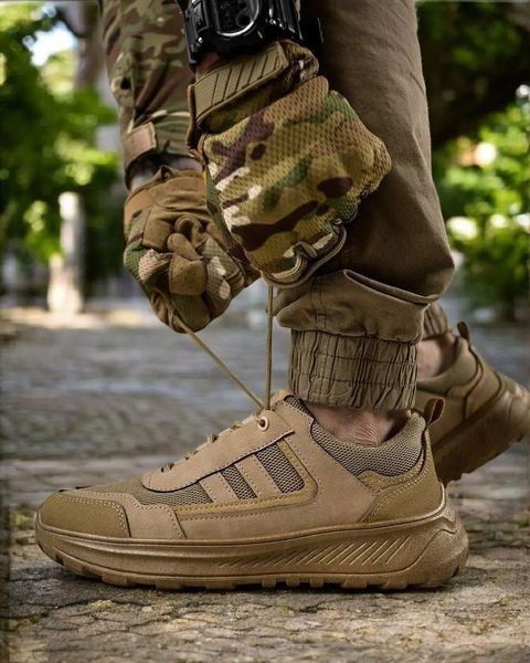 Чоловічі кросівки Dago Style койот, 45р. M27-02 сетка койот фото