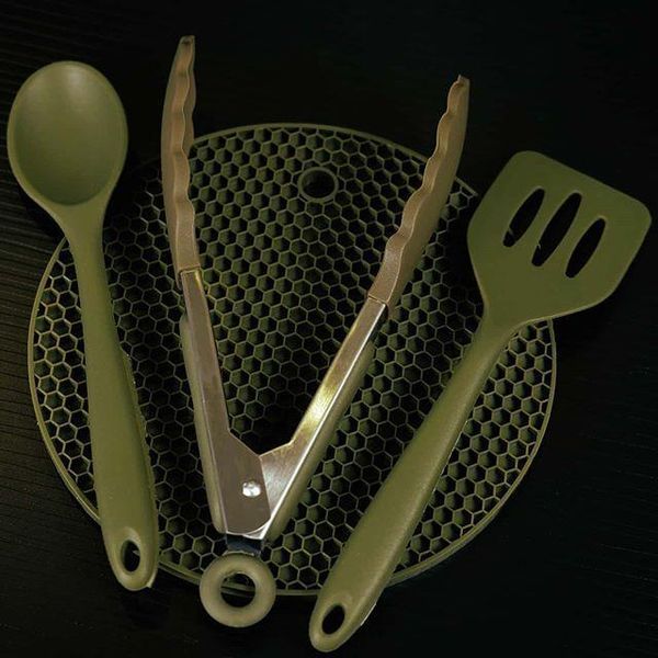 Набор посуды Trakker Armolife Silicone Utensil Set, поварской набор силиконовых приборов Trakker 211907 фото