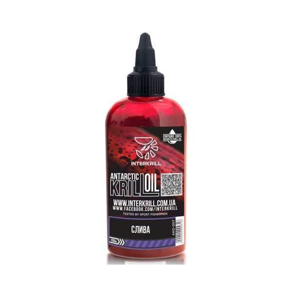 Крилевое масло Interkrill "KRILL OIL" Слива, 100 мл AKО-007 фото