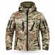 Мужской тактический костюм Softshell Multicam 10 000 мм на флисе, осень-зима, куртка + штаны, размеры 46/54/56 Soft Shell мультикам 2023 фото 5