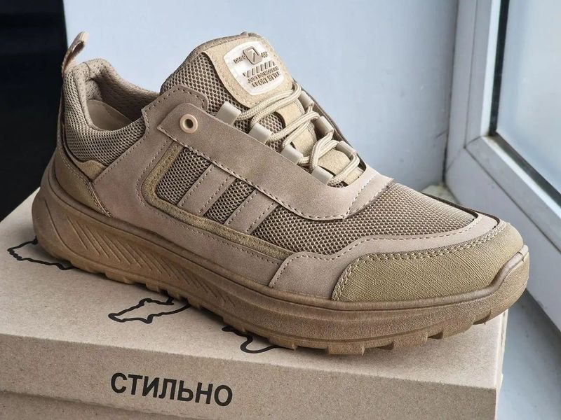 Чоловічі кросівки Dago Style койот, 45р. M27-02 сетка койот фото