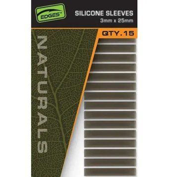 Трубка для грузил Fox Edges Silicone Sleeves 3x25mm 15pcs CAC876 фото
